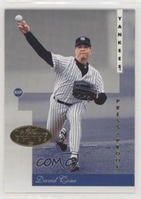 1996 Leaf Signature Series Gold Press Proof David Cone #103 is2