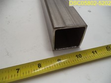 3ft Long (36") 1.75" x 1.75" x 0.065" 304 Stainless Steel Square Tube