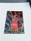 MICHAEL JORDAN 1996-97 FLEER METAL METALLIZED INSERT #128 BULLS