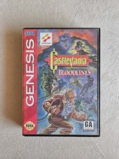 CASTLEVANIA BLOODLINES EMPTY BOX ONLY SEGA GENESIS GOOD CONDITION