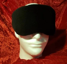 BLACKOUTZ Luxury Plush Pillow Sleep Mask Day Sleepers Migraine Light Blocking