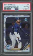 2019 Bowman Chrome Baseball #25 Fernando Tatis Jr. Prospects Rookie PSA 10