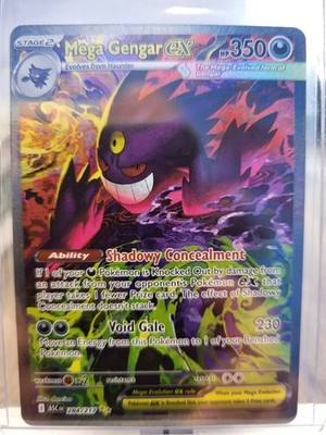 Pokemon TCG Mega Gengar Ex 284/217 Special Illustration Rare SIR Ascended Heroes