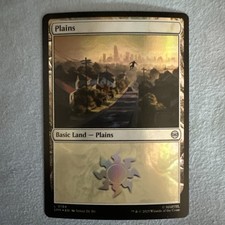 MTG: Marvel's Spider-Man: (0194) Plains, Basic Land (L) - Foil