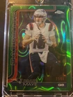 2025 Topps Chrome Football - Drake Maye Green Lava Refractor /99
