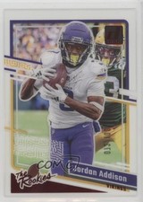 2023 Panini Clearly Donruss The Rookies Red 72/100 Jordan Addison #7 16wc