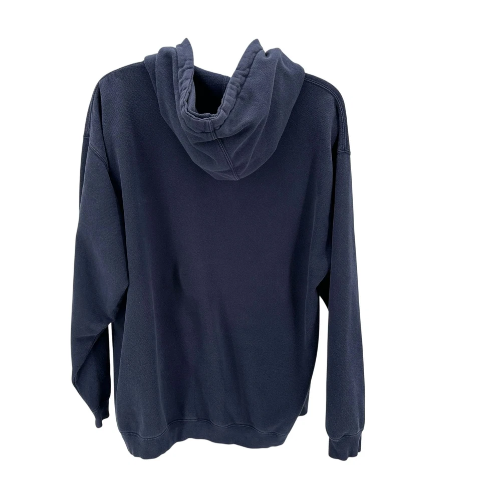 Sudadera con Capucha Vintage CI Sport Gonzaga Para Hombres XL Bulldogs Parche Letra Azul Marino Foto 3 de 4