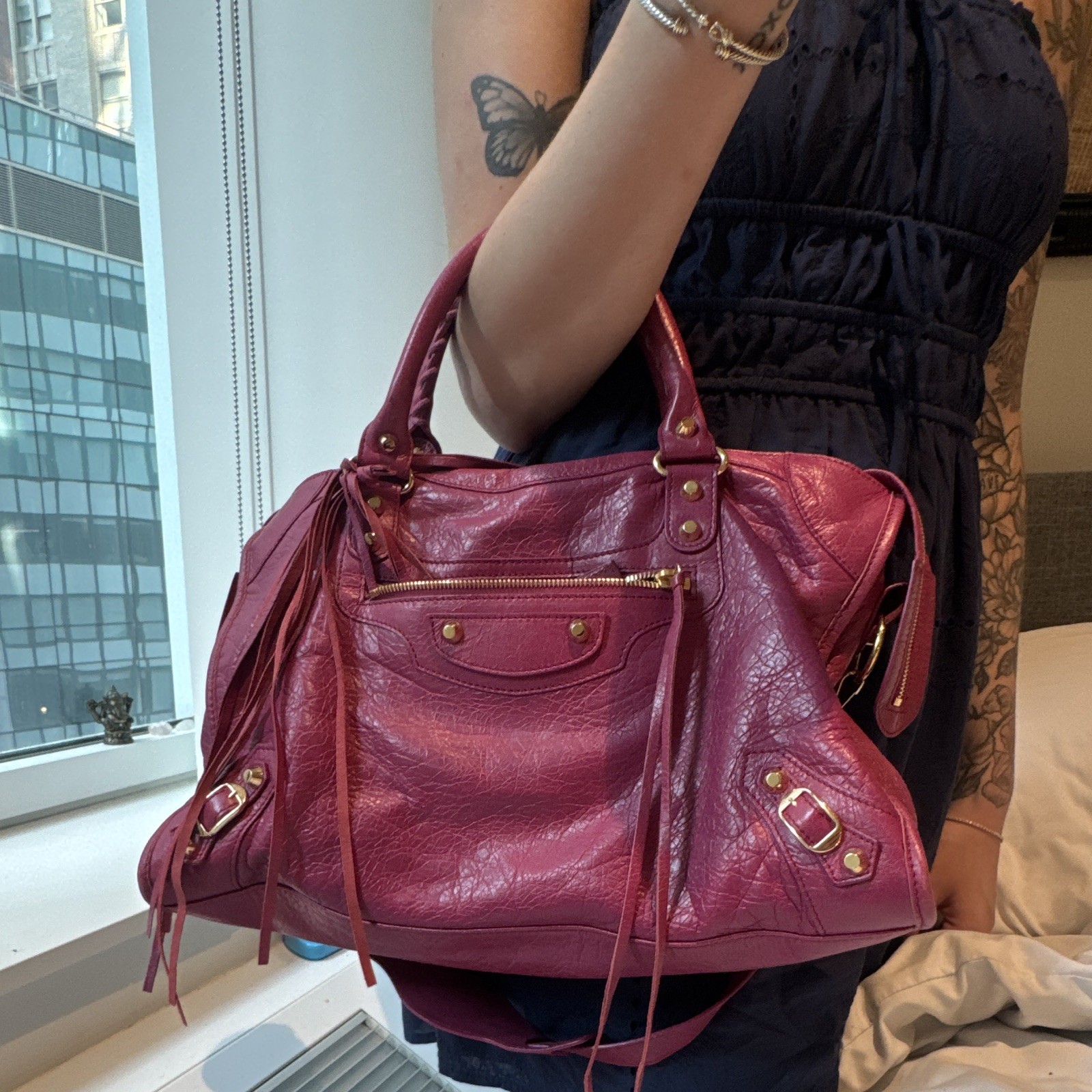 Balenciaga City Classic Studs - Leather Medium - image 2
