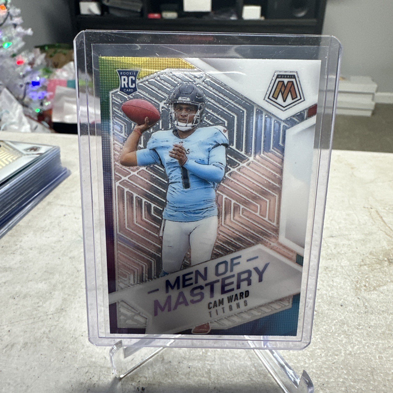 2025 Panini Mosaic - Men of Mastery Cam Ward #17 (RC)