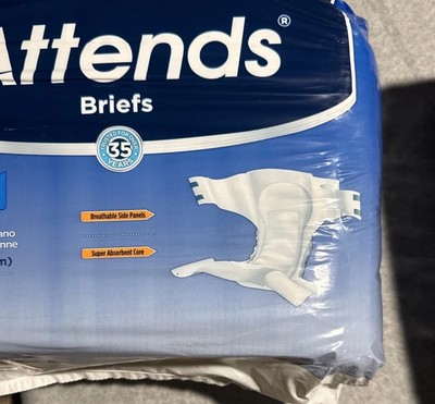 Attends Adult Incontinence Brief Medium - Pack of 24