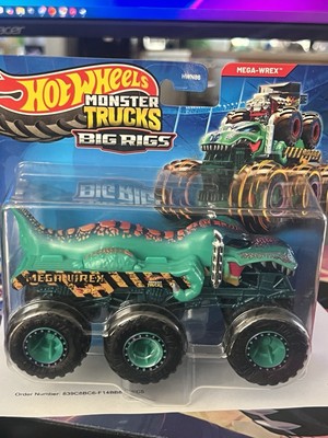 Hot Wheels Monster Trucks Big Rigs - Mega Wrex (HWN86) Mattel