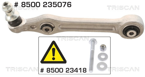 Bras de liaison Triscan 8500 235076 suspension de roue avant pour berline et break W205