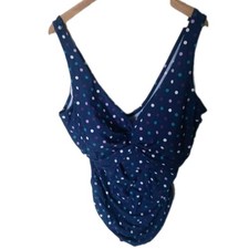 Bonmarche Polka Dot one-piece Swimsuit Size 10 RRP  25.00
