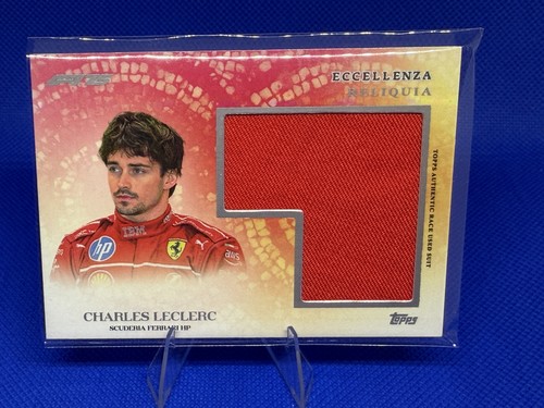 2025 Topps F1 Eccellenza Charles Leclerc Race Used Suit Relic Ferrari 🔥
