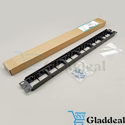For Panduit Mini CPP24WBLY modular patch panel, suitable for CAT6, 5E 24 port