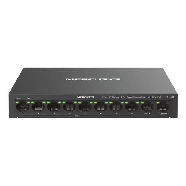 SWITCH 8P POE+2P GIGABIT SWITCH 8P+2P POE DESKTOP - Immagine 4
