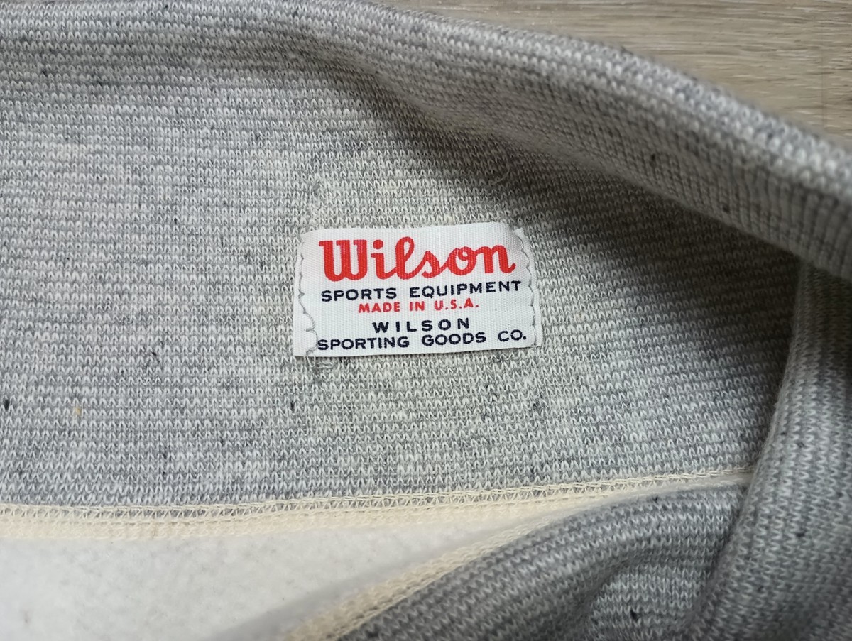 1950s Wilson Sweatpants vtg DEADSTOCK oatmeal Gray Sweats Mens