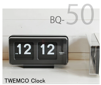 TWEMCO Flip Clock Table Flip Clock BQ50 Black | eBay TWEMCO Flip Clock Table Flip Clock BQ50 Black | eBay