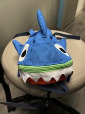 Infant Baby Shark Safety Harness Backpack Toddler Kids Canvas Leash Anti-lost