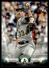 2018 Topps Update Salute Daniel Mengden Rookie Oakland Athletics #S-35