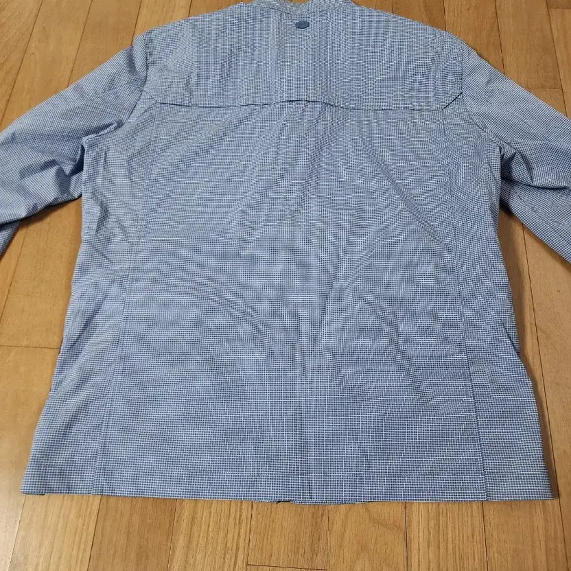 Daks Checked Pattern Blue Bomber Jacket 95 - image 4