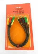 Tascam TC-401/8 RCA Patch Cords 1ft x 8 - New, Free Shipping