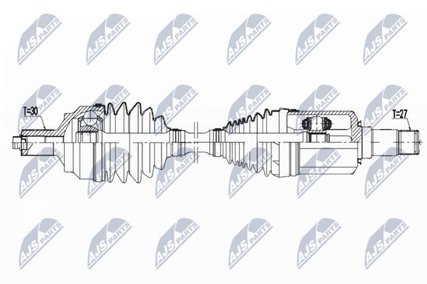 Nty Antriebswelle NPW-ME-104 FüR MERCEDES-BENZ-image