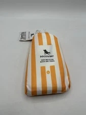 Dock & Bay Quick Dry Sand Free Lightweight Beach Towel - 63x35 - Orange Stripe