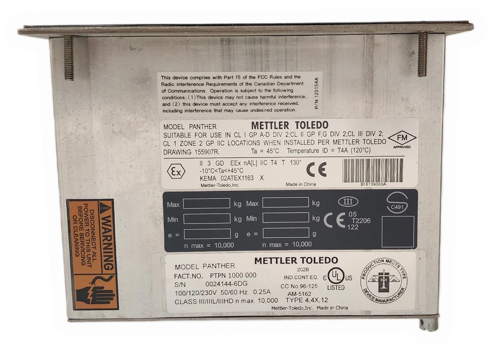 Mettler Toledo Panther Scale Terminal Panel Mount PTPN 1000000 - Image 3 of 4