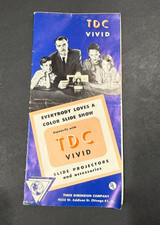 1957 TDC Three Dimension Co. Vivid Projectors Brochure