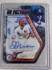 2025 Bowman Draft - Bowman in Action Autographs JJ Wetherholt #BIA-JW Wave...