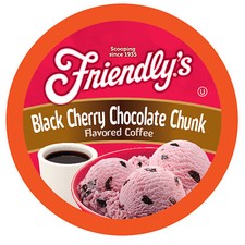 Cápsulas de chocolate Friendly's Cherry, Keurig 2.0, trozo de chocolate con cereza negra, 40 quilates