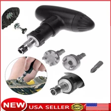 Golf Deluxe Spike Wrench Remover Tool Golf Shoe Cleats Ratchet Key Handle US