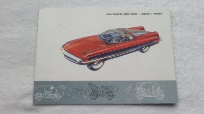 32B 163 Carrozzeria Ghia Aigle Lugano Suisse Design Michelotti Prospekt Brochure