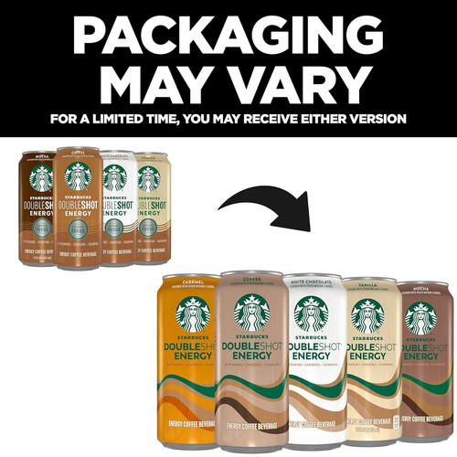 (12 Pack) Starbucks Doubleshot Energy Drink Iced Coffee Beverage, 15 Fl Oz - Picture 3 of 5