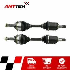 Pair Front CV Axle for 2005-2023 Toyota Tacoma 4Runner FJ Cruiser GX460 4WD AWD