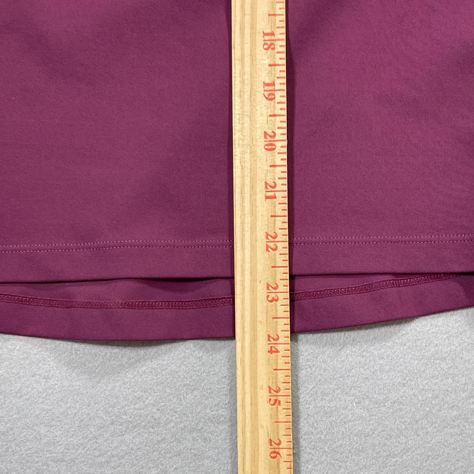 Camiseta sin mangas Alo Yoga para mujer pequeña entrenamiento borgoña entrenamiento sujetador incorporado Foto 3 de 4