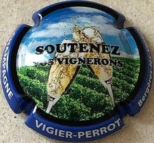 Capsule de champagne VIGIER-PERROT (1125. contour bleu)
