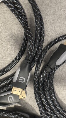 5x COMMERCIAL ELECTRIC 6 ft. Deluxe HDMI Cables *USED - MINT*