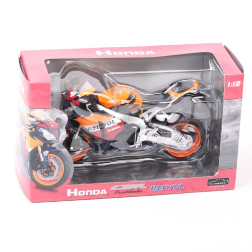 1:12 Automaxx Honda CBR1000RR CRB Repsol Fireblade Motorcycle Model Bike Orange - Picture 3 of 12