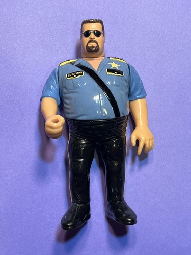 1990 Big Boss Man Series 1 Action Figure WWF WWE H...
