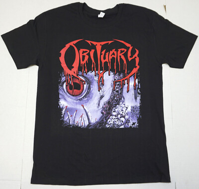 OBITUARY T-shirt Death Metal Tee Adult Men's Black New