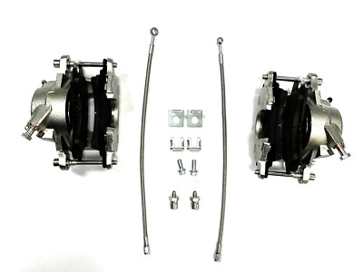 1964-74 GM F A X Front Brake Calipers Conversion Full Size Car Nova Chevelle KIT