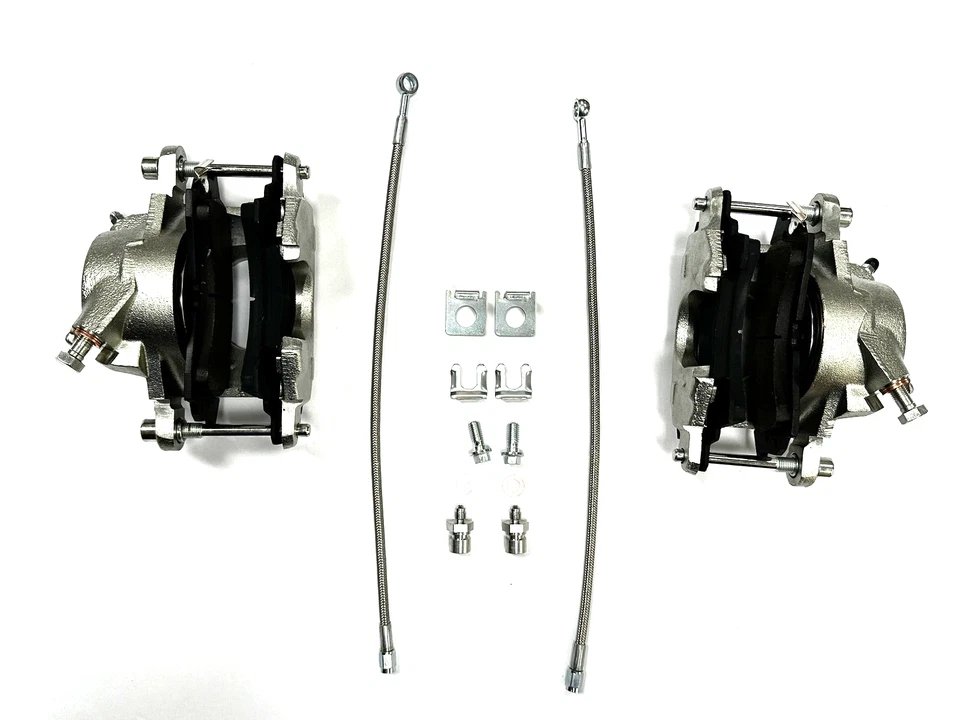 1969-1972 Chevy Chevelle El Camino Brand New OE-Style Disc Brake Calipers + Pads - Image 2 of 4