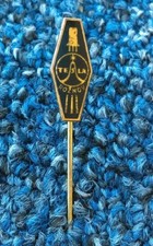 Nikola TESLA, Czechoslovakia electronic industry,Tesla Roznov, antique pin, badg