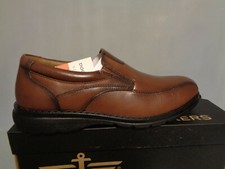10.5M or 11.5M Dockers Mens Leather Agent 2.0 Slip On Loafers Brown NIB 90-32795