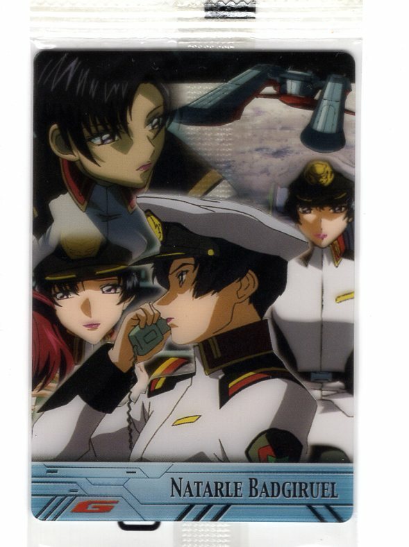 plastic card Gundam Seed anime Natarle Badgiruel GH03-056-074