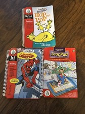 LeapFrog Learning System's Educational Books only - Lot of 3
