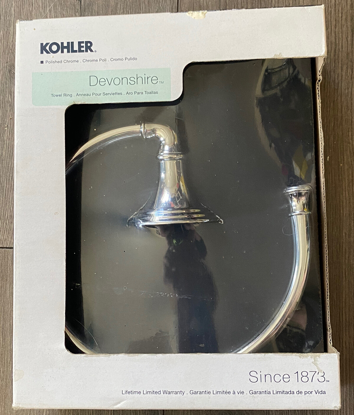 Ring In Polished Chrome R10557-cp