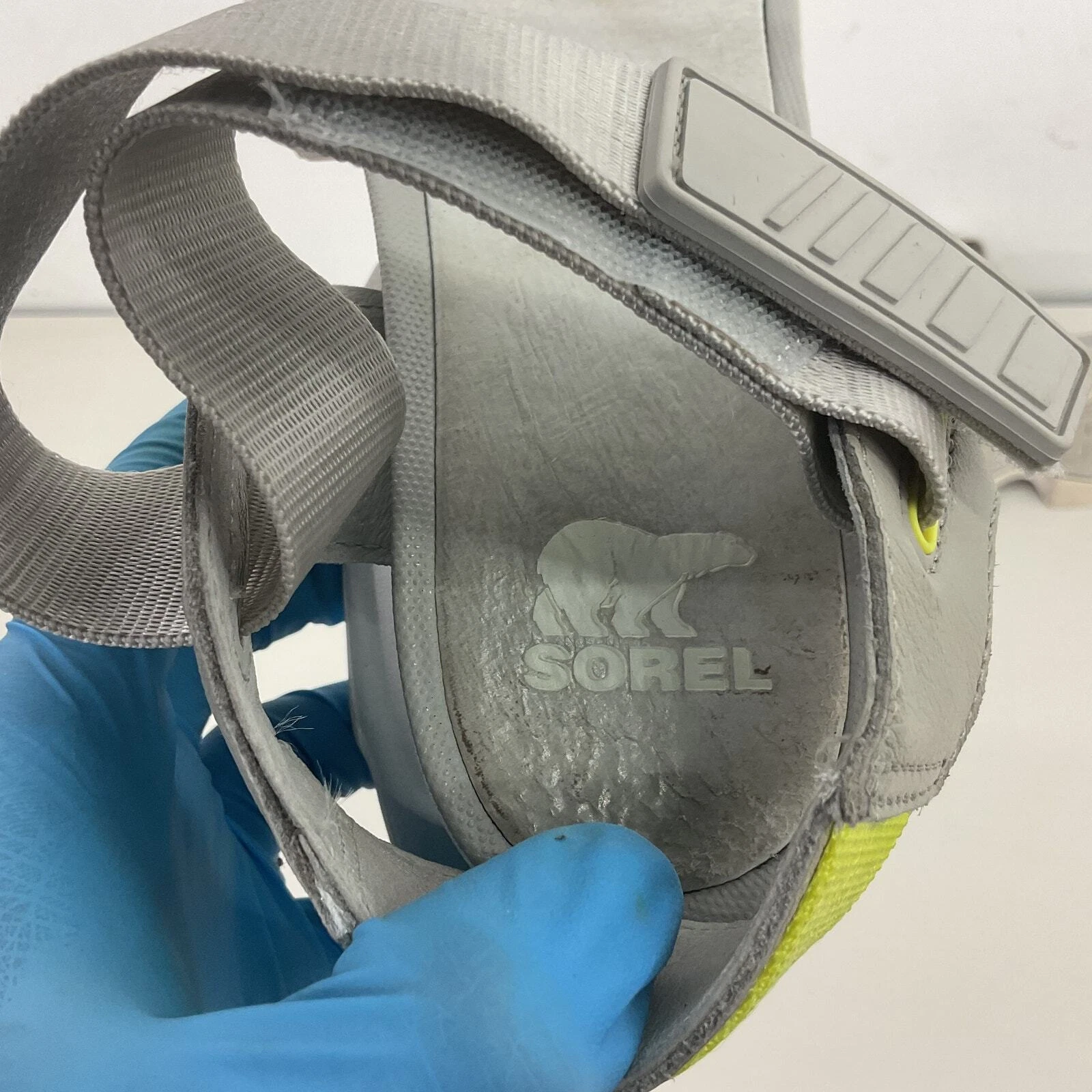 sorel leather slingback preowned shoes